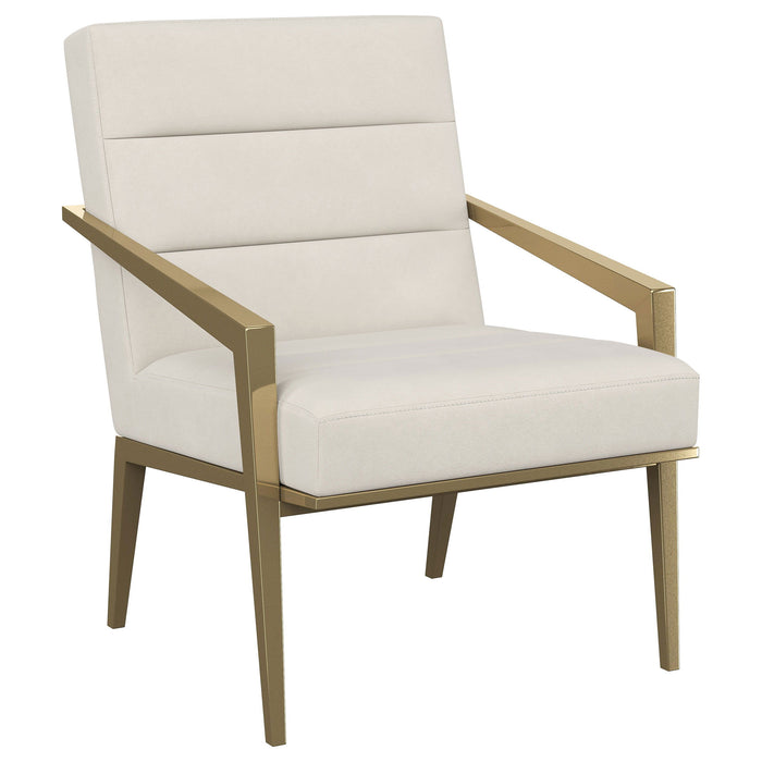 Kirra - Upholstered Metal Arm Accent Chair