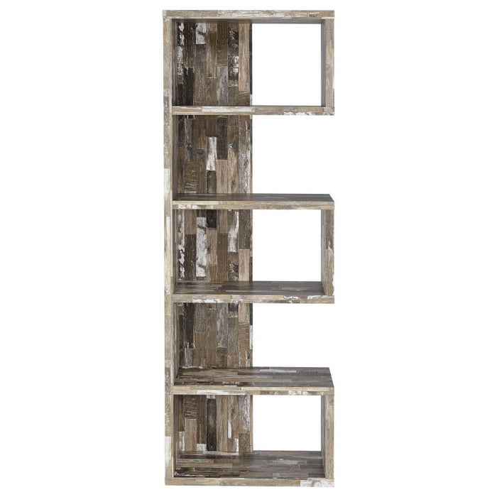 Joey - 5-tier Alternating Boxes Design Bookcase