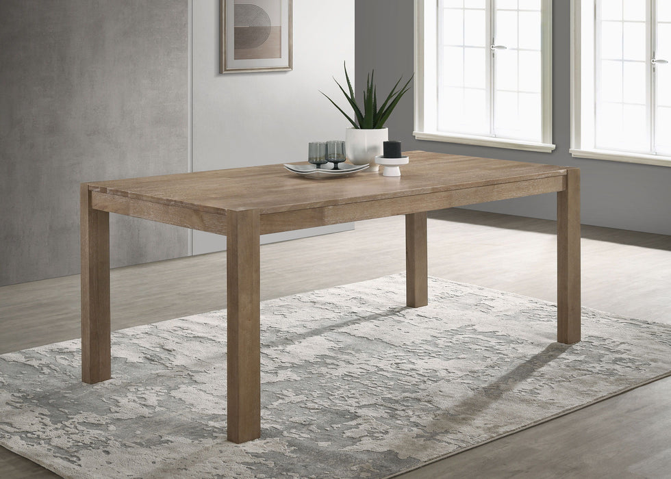 Scottsdale - Rectangular Solid Wood Dining Table - Brown Washed