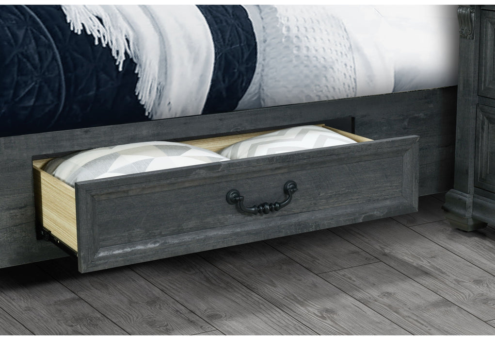 Rowan - Storage King Bed Group - Gray