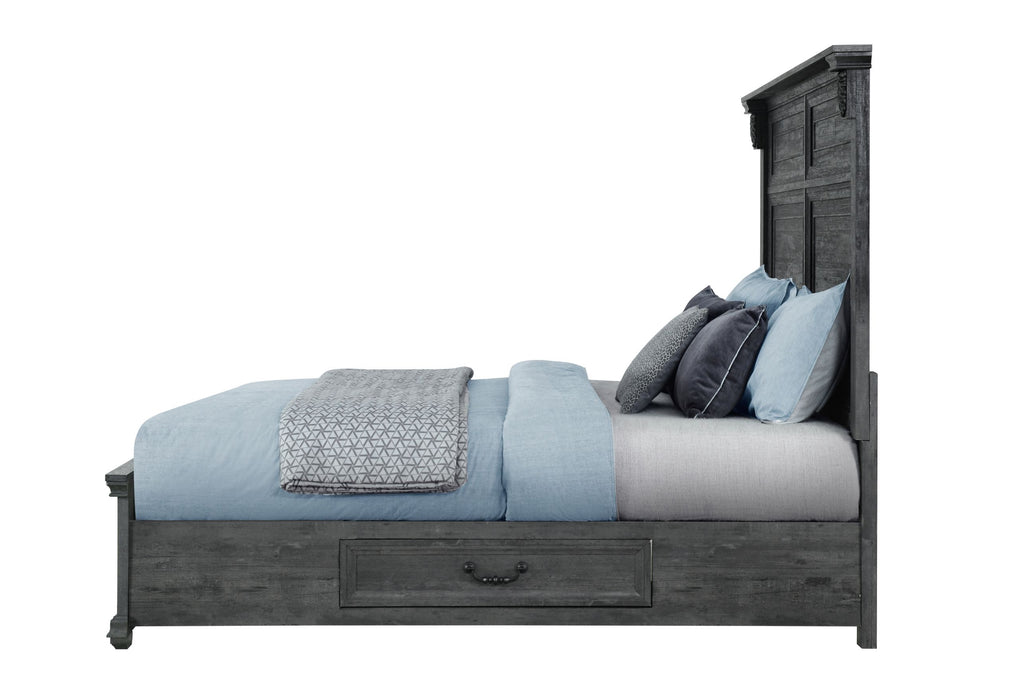 Tatum - Queen Bed Group, With Storage - Gray