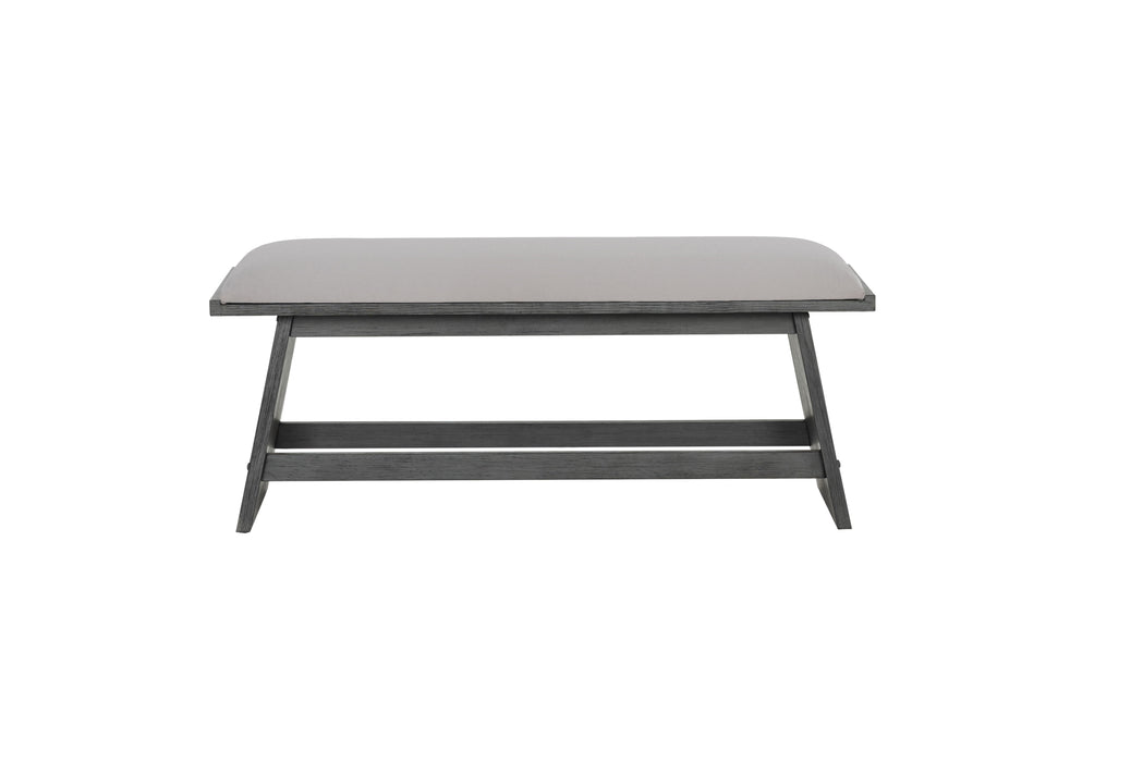 D8192 - Dining Table Bench - Light Gray