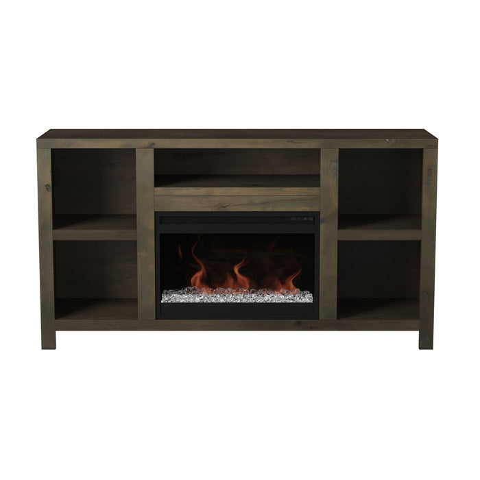 Joshua Creek - 62" Electric Fireplace TV Stand - Barnwood