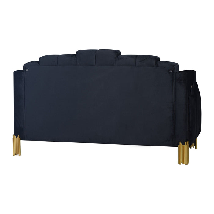 Empire - Lighted Loveseat - Black