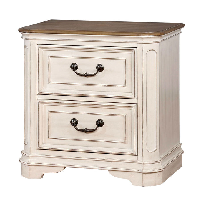 Pembroke - Nightstand - Antique Whitewash