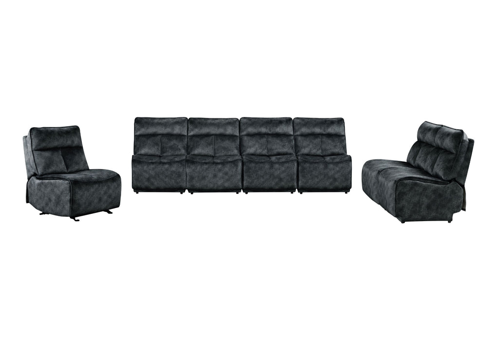 Build It Your Way U8088 - 4 Seater (2 Power) - Domino Granite