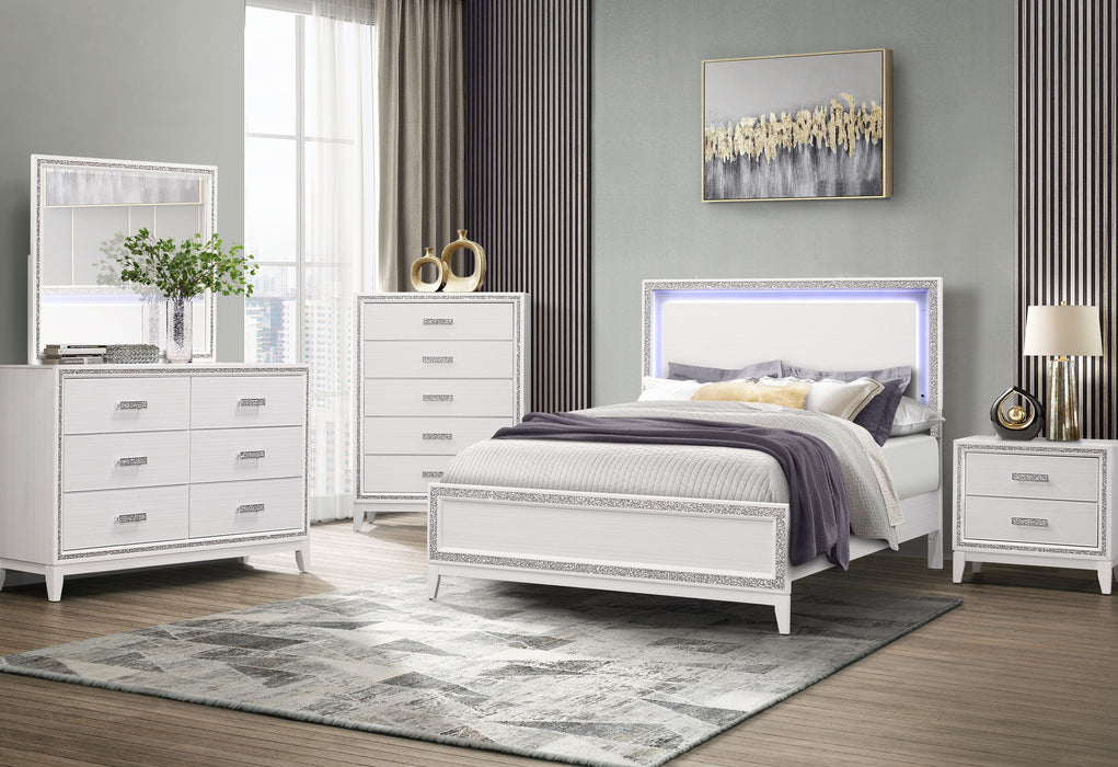 Lily - Queen Bed Group - White