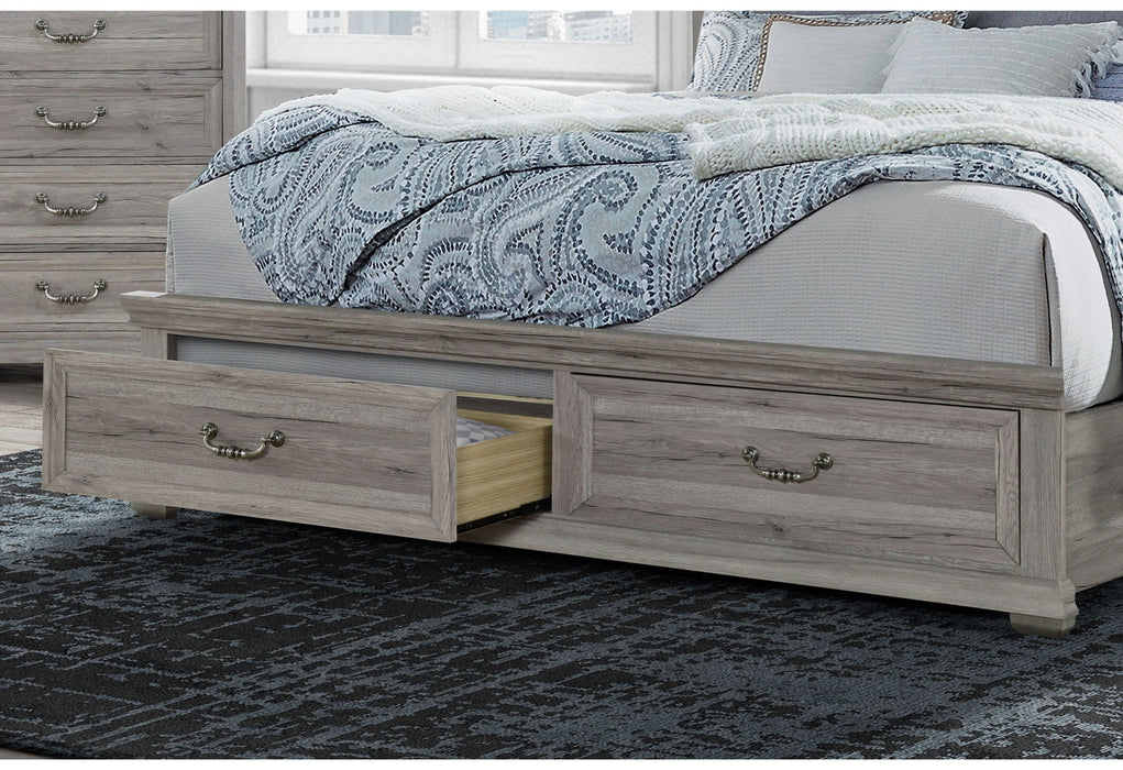 Rowan - Queen Storage Bed Group - Natural