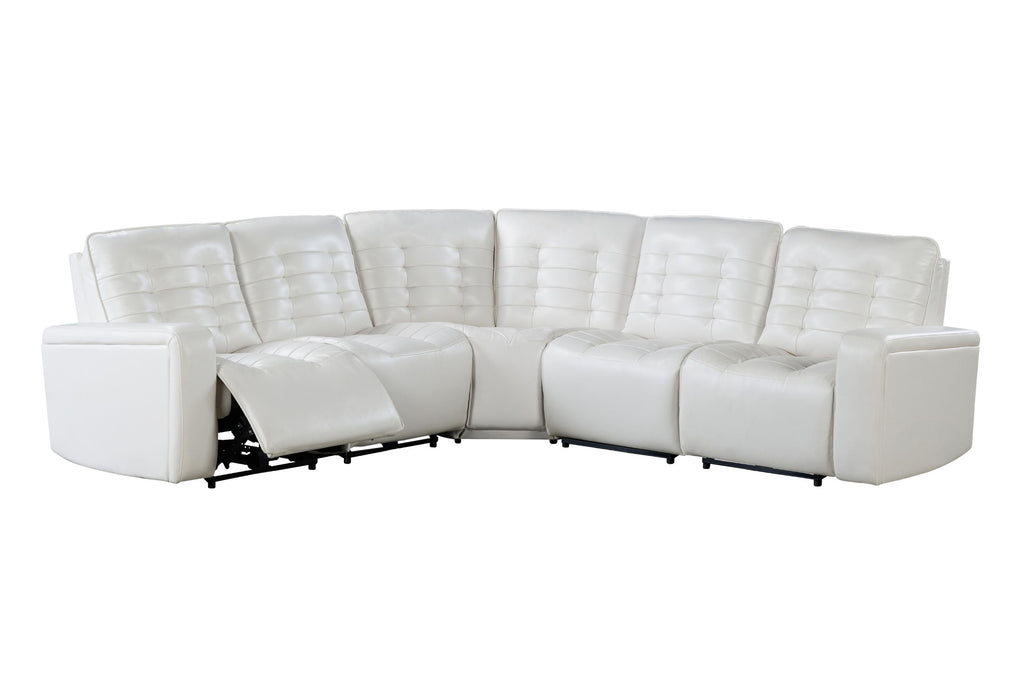 U6066 - Sectional - Blance White