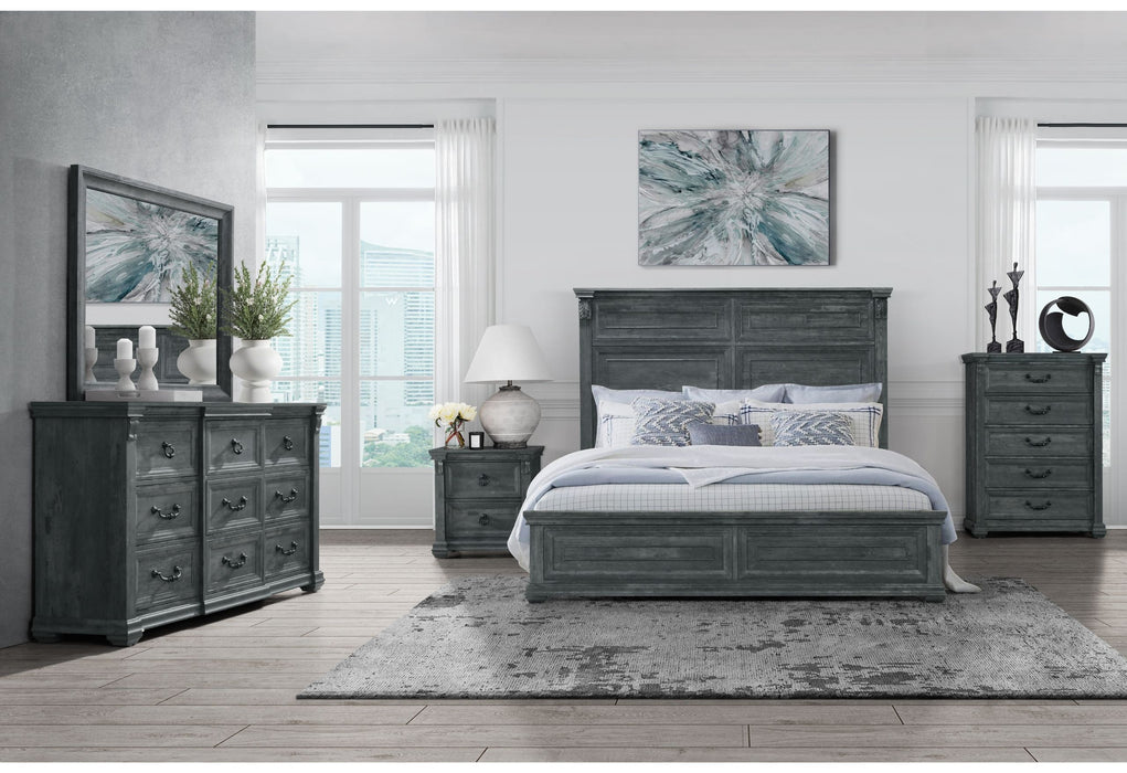 Tatum - Queen Bed Group Without Storage - Gray