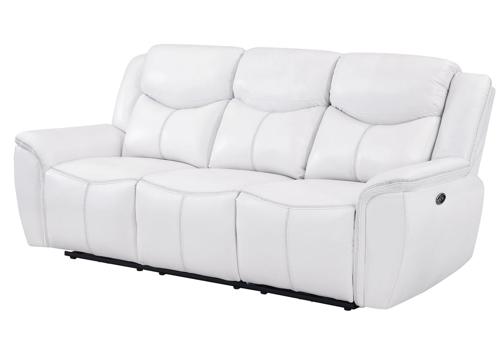 U5987 - Power Reclining Sofa - Blanche White