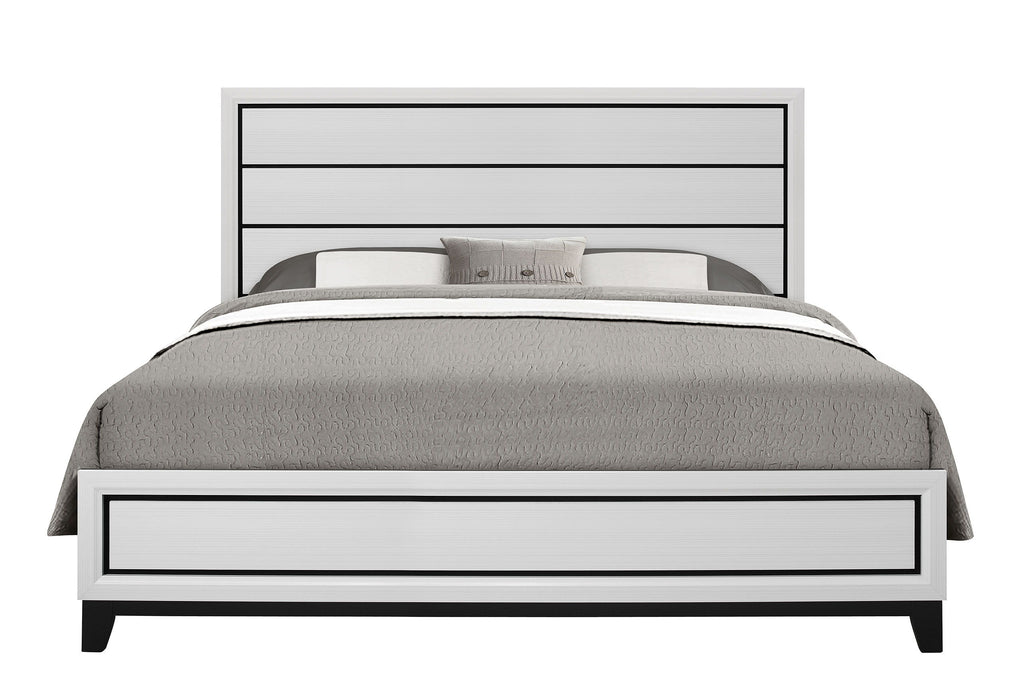 Kate - King Bed - White