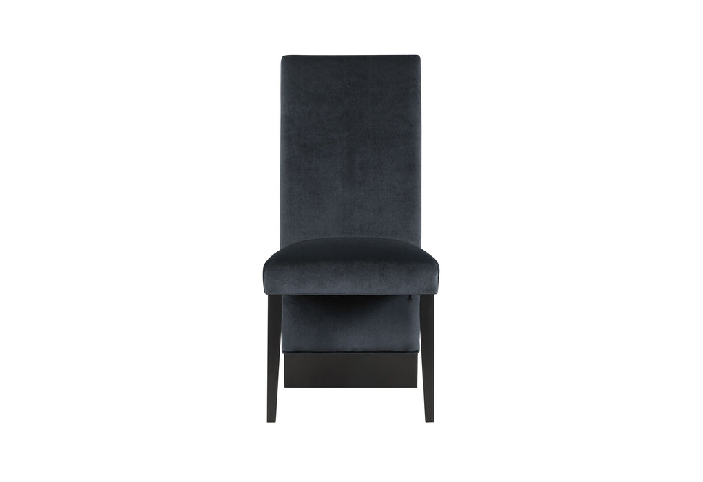 D12 - Fabric Dining Chair - Black