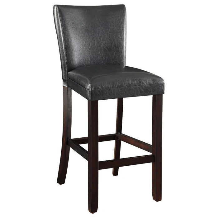 Alberton - Upholstered Bar Stools (Set of 2) - Black And Cappuccino