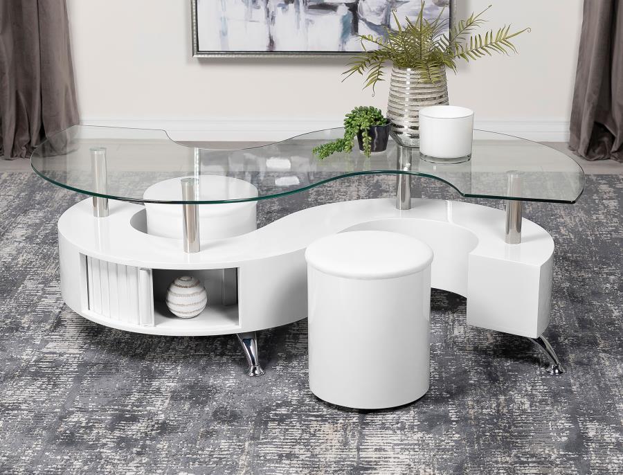 Buckley - 3 Piece Coffee Table And Stools Set