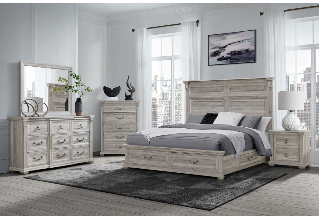 Tatum - Full Bed Group With Storage - Natural