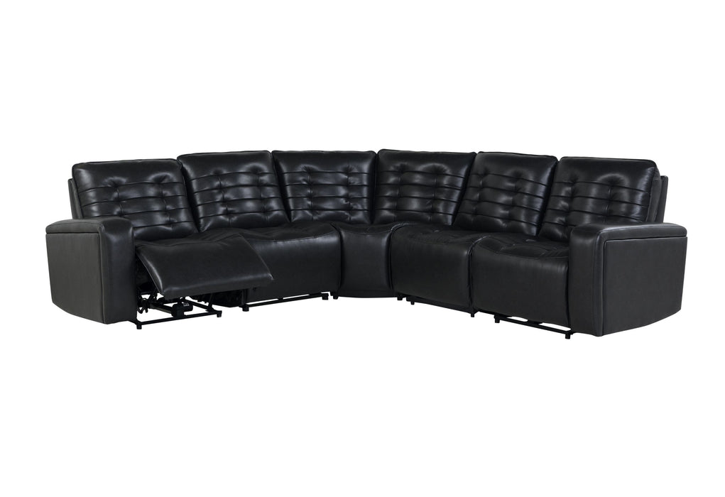 U6066 - Sectional - Blanche Charcoal