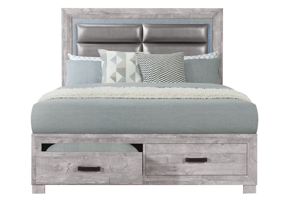 Nolan - Queen Bed Group - Gray