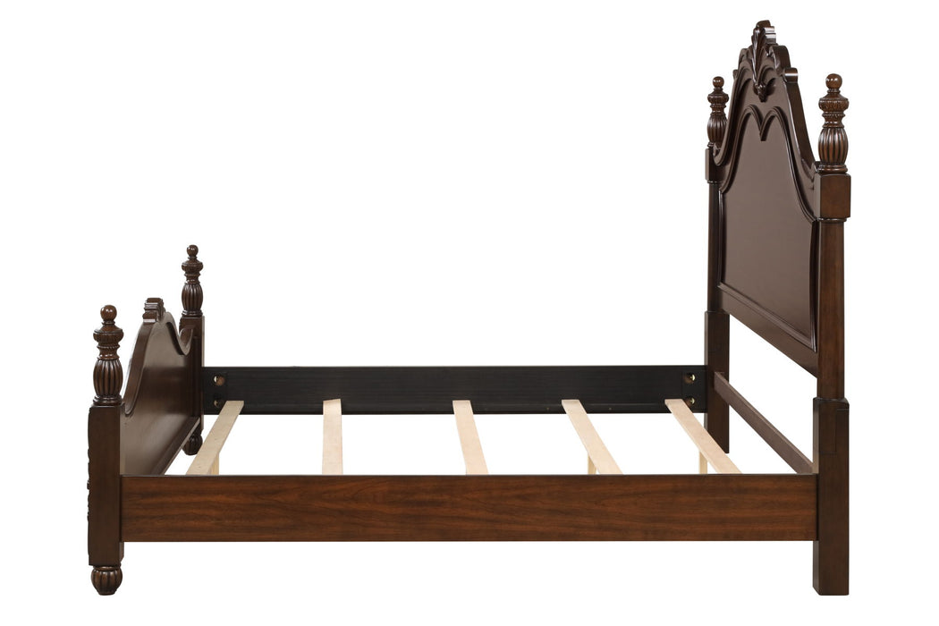 Vienna - 6/0 Western King Bed - Dark Brown