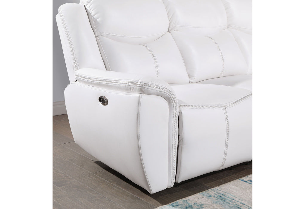 U5987 - Power Recliner Chair - Blanche White