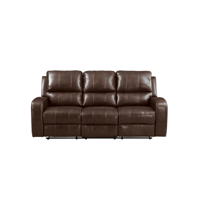 Linton - Leather Sofa With Power Footrest