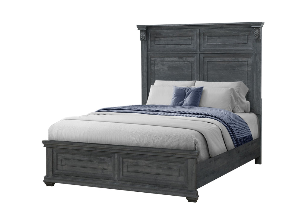 Tatum - Full Bed Without Storage - Gray