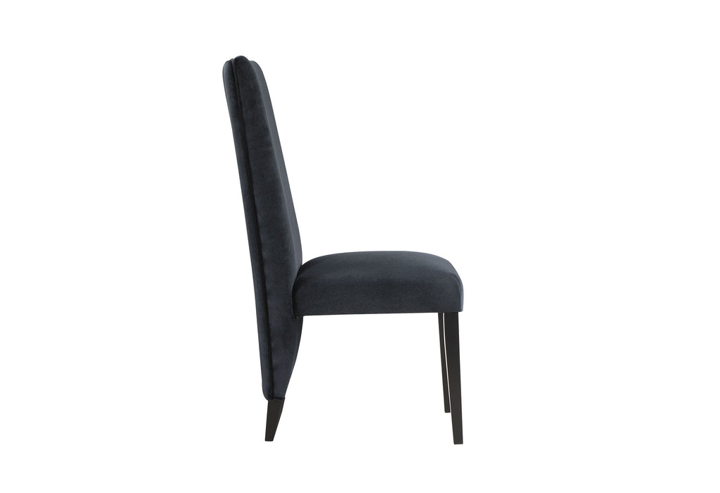 D12 - Fabric Dining Chair - Black