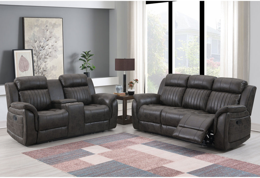 U8517 - Reclining Sofa - Charcoal