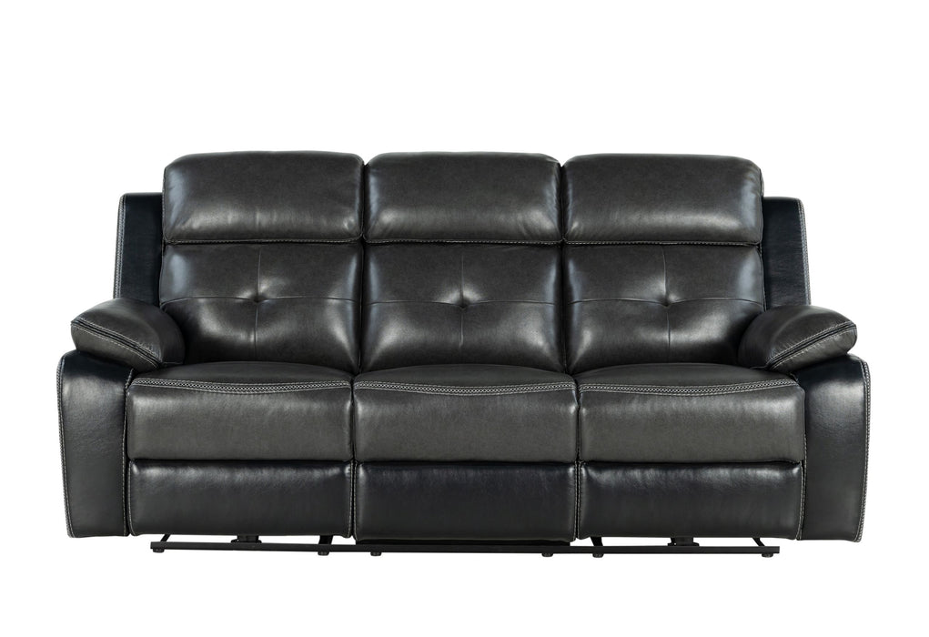 U5050 - Power Reclining Sofa - Blanche Charcoal / Black