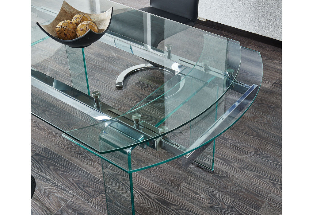 D2160 - Dining Table - Clear / Glass