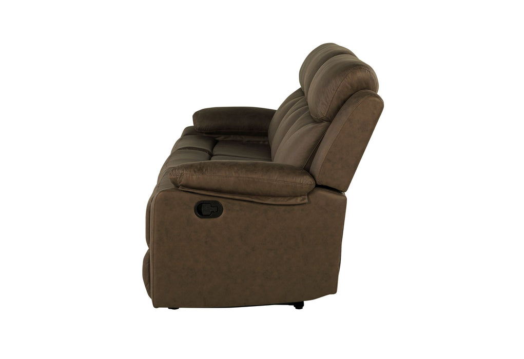 U6026 - 5 Reclining Sofa - Dark Brown