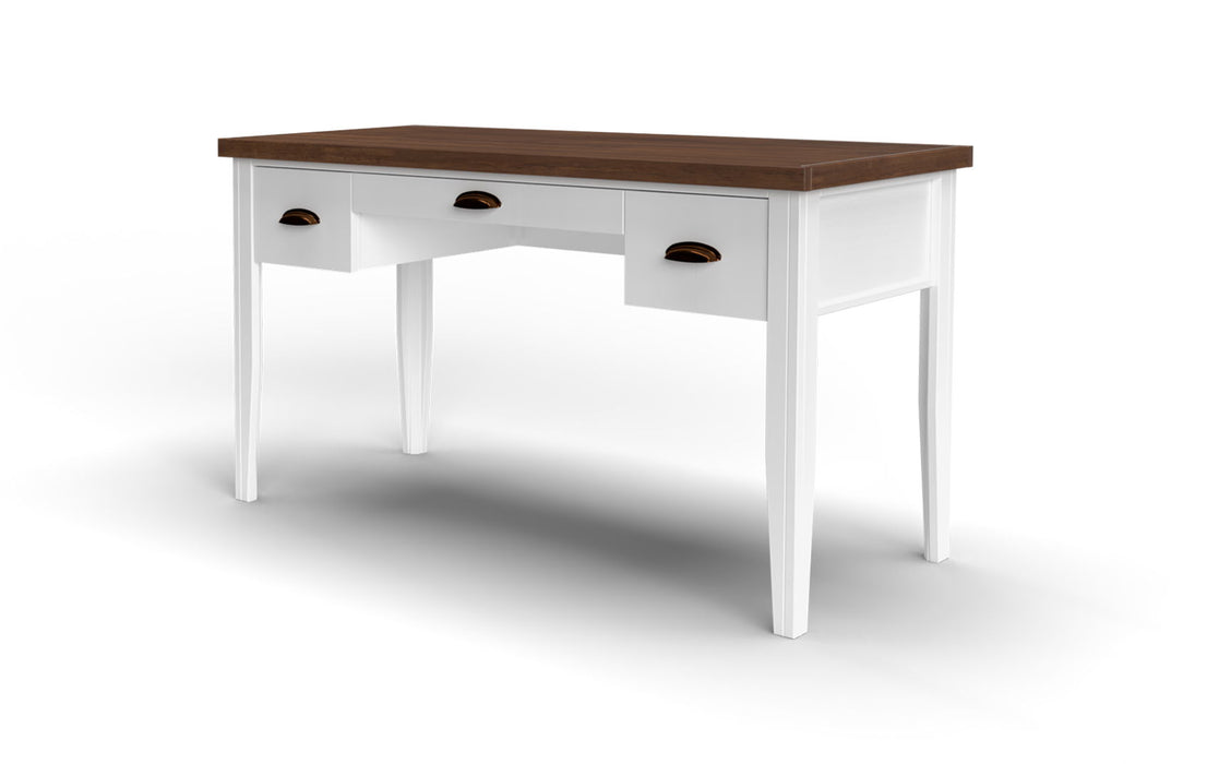 Hampton - Writing Desk - Jasmine Whitewash / Barnwood