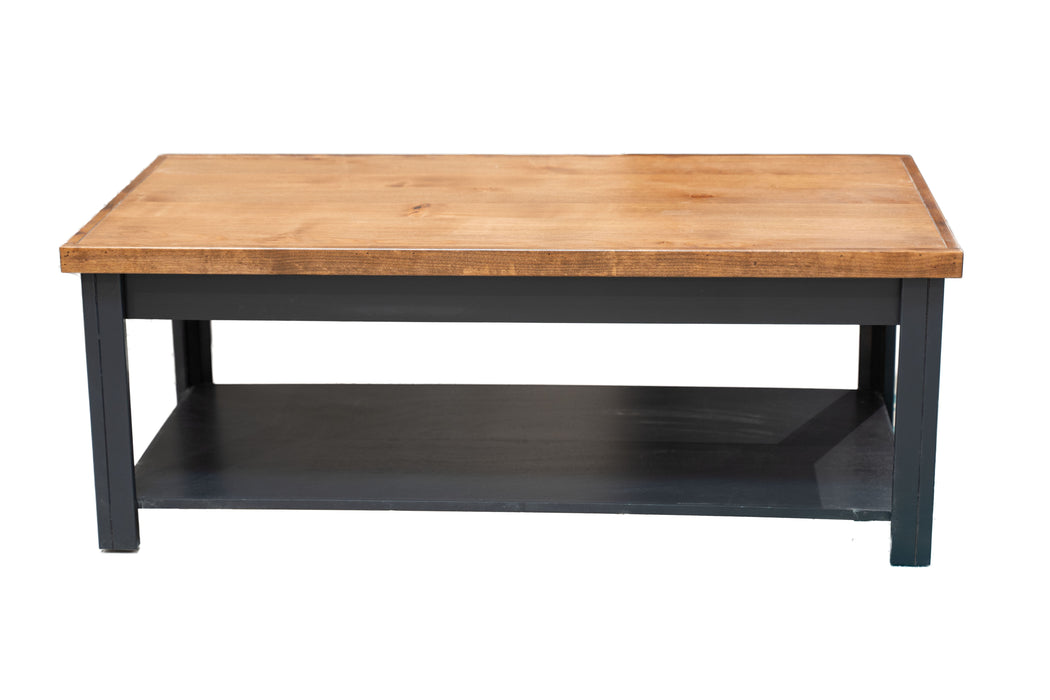 Essex - Coffee Table - Black / Whiskey