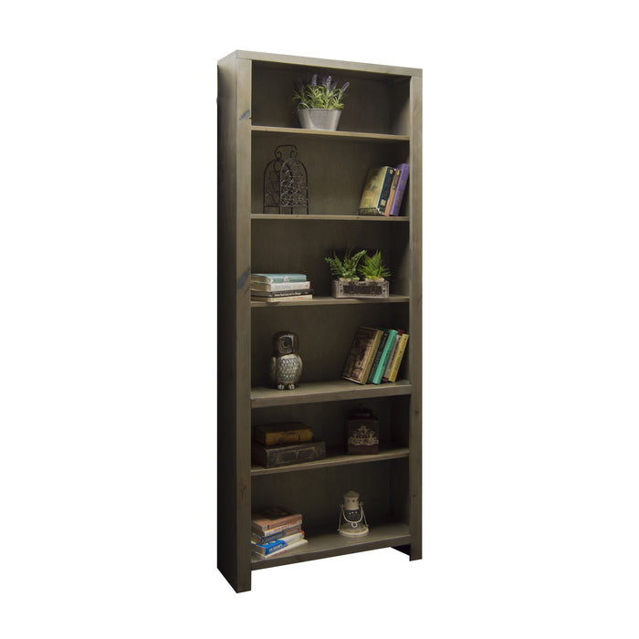 Joshua Creek - 84" 6-Shelf Bookcase - Barnwood