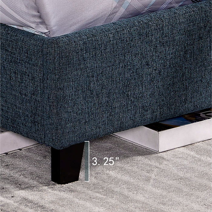 Bridger - Upholstered Squares Panel Bed