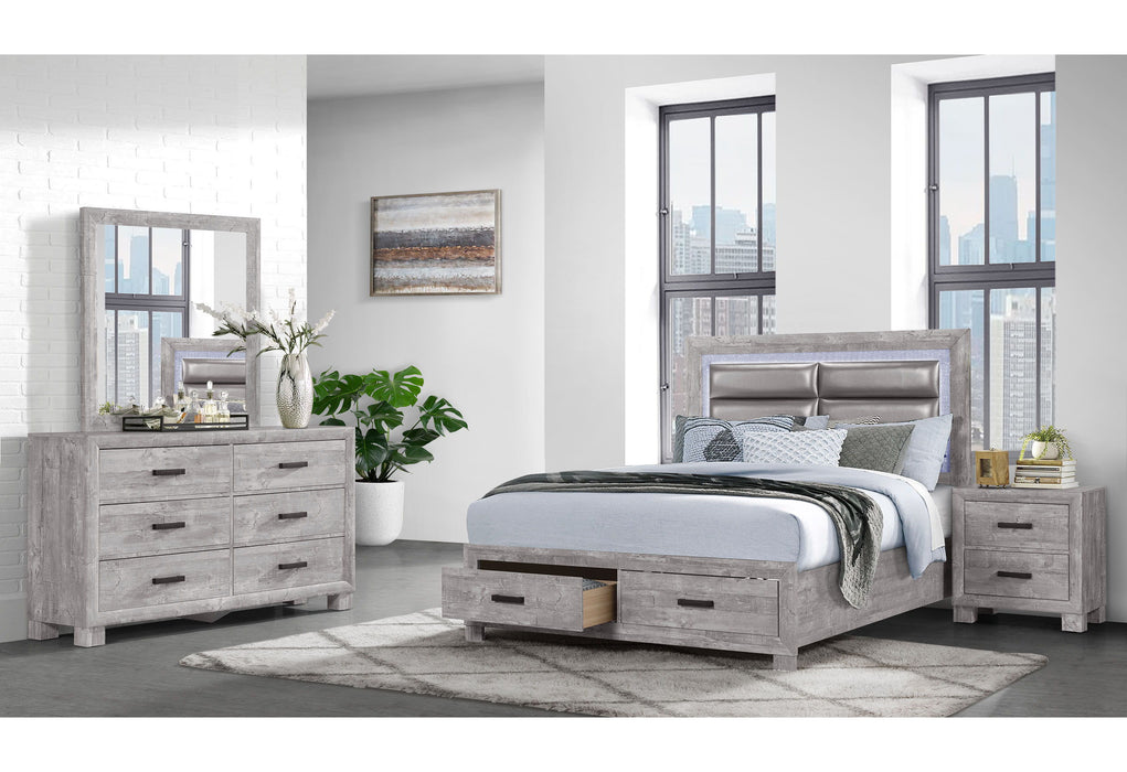 Nolan - Full Bed Group - Gray