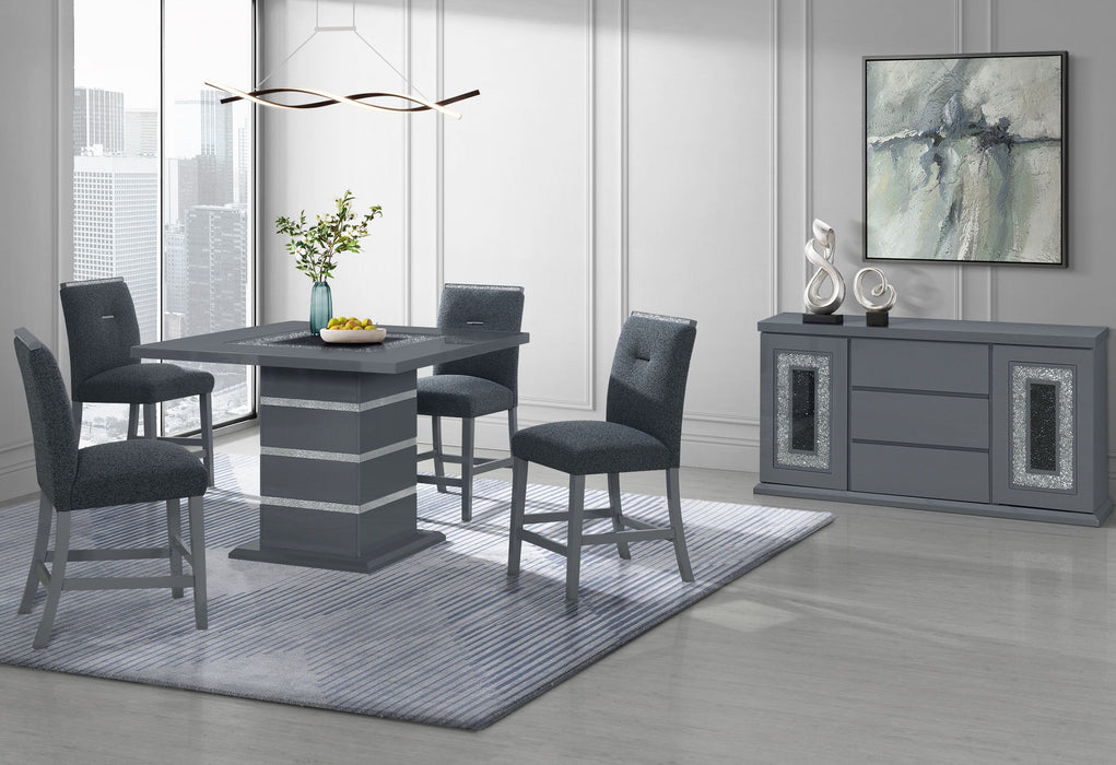 Monaco - Bar Stool - Dark Gray