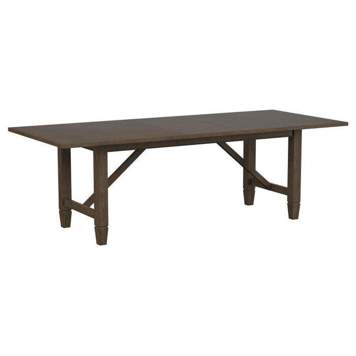 Matisse - Rectangular Dining Table With Removable Extension Leaf - Brown