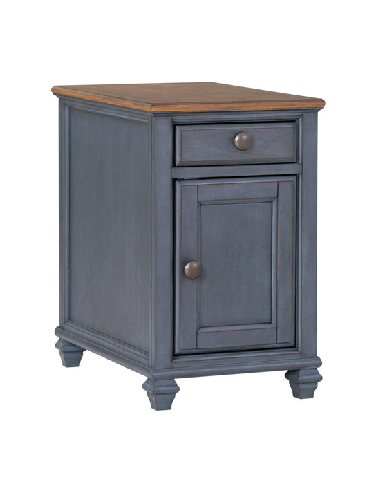 Americana - Chairside Table - Corduroy Blue