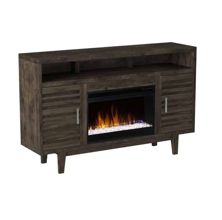 Avondale - 61" Electric Fireplace TV Console - Charcoal-Brown