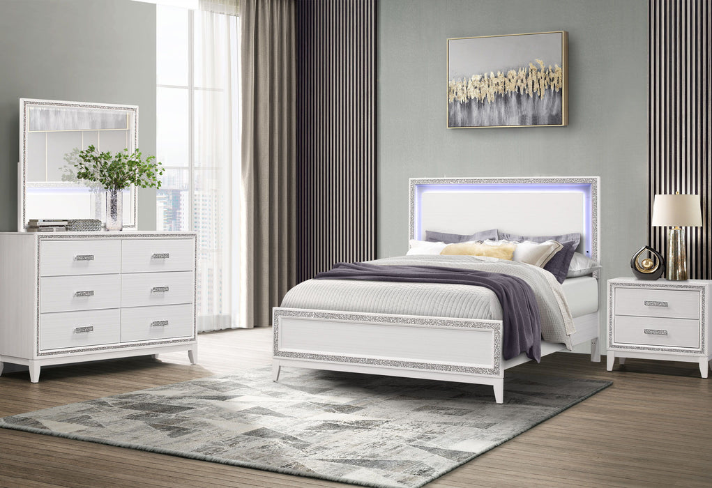 Lily - King Bed Group - White