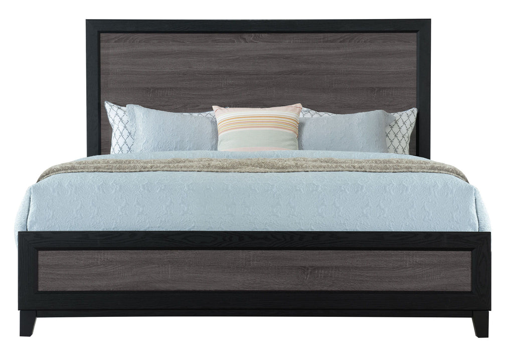 Lisbon - King Bed Group - Gray / Black