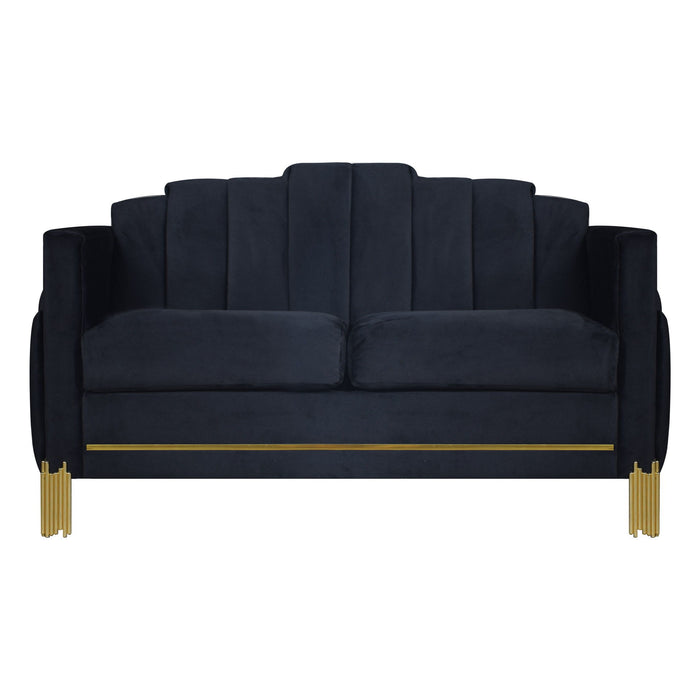 Empire - Lighted Loveseat - Black