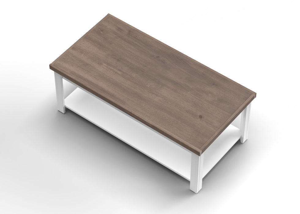 Hampton - Coffee Table - Jasmine Whitewash / Barnwood