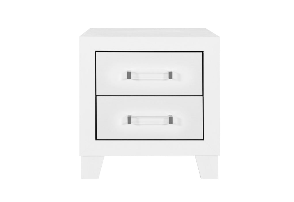 Luccia - Twin Bed Group With LED - White