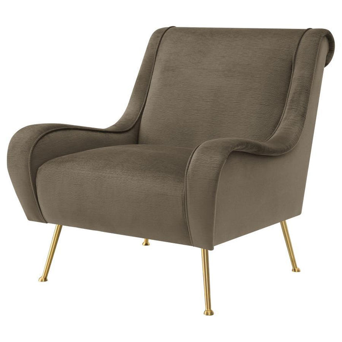 Ricci - Upholstered Saddle Arm Accent Chair