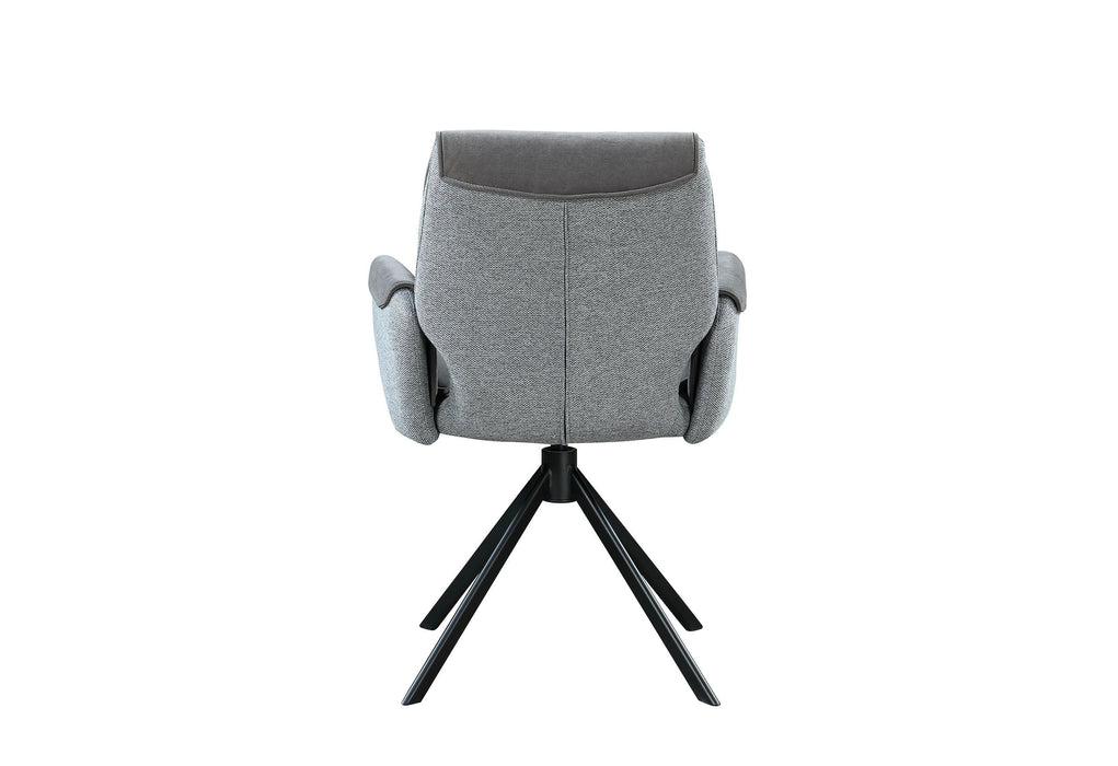 D81216 - Dining Chair - Dark Gray / Black