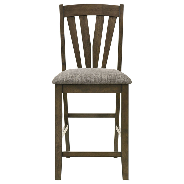 Canfield - Counter Height Dining Side Chair (Set of 2) - Brown