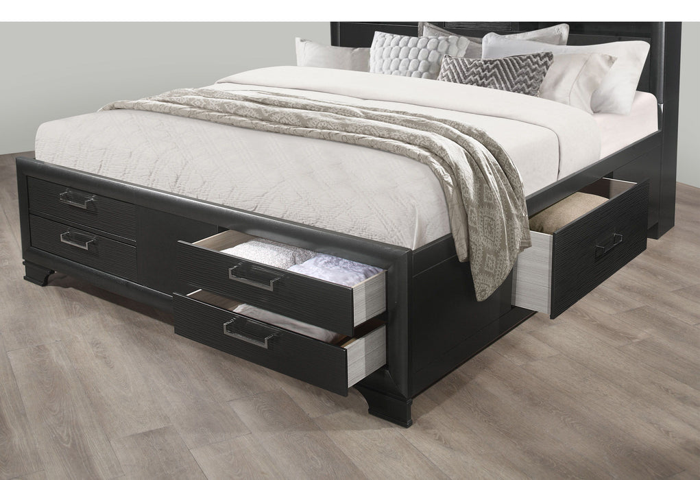 Jordyn - King Bed - Gray