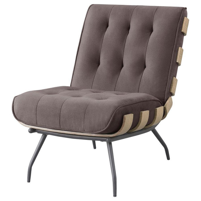 Aloma - Upholstered Tufted Armless Accent Chair